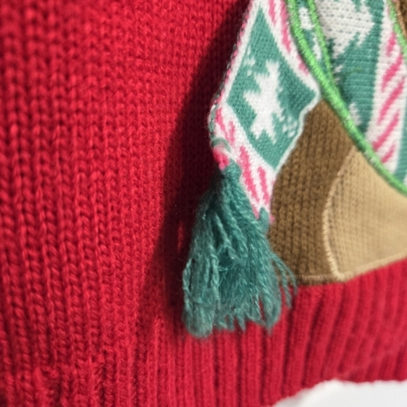 United‎ States Sweaters Women's Ugly Christmas Reindeer 3D Long Sleeve Medium - Picture 4 of 16